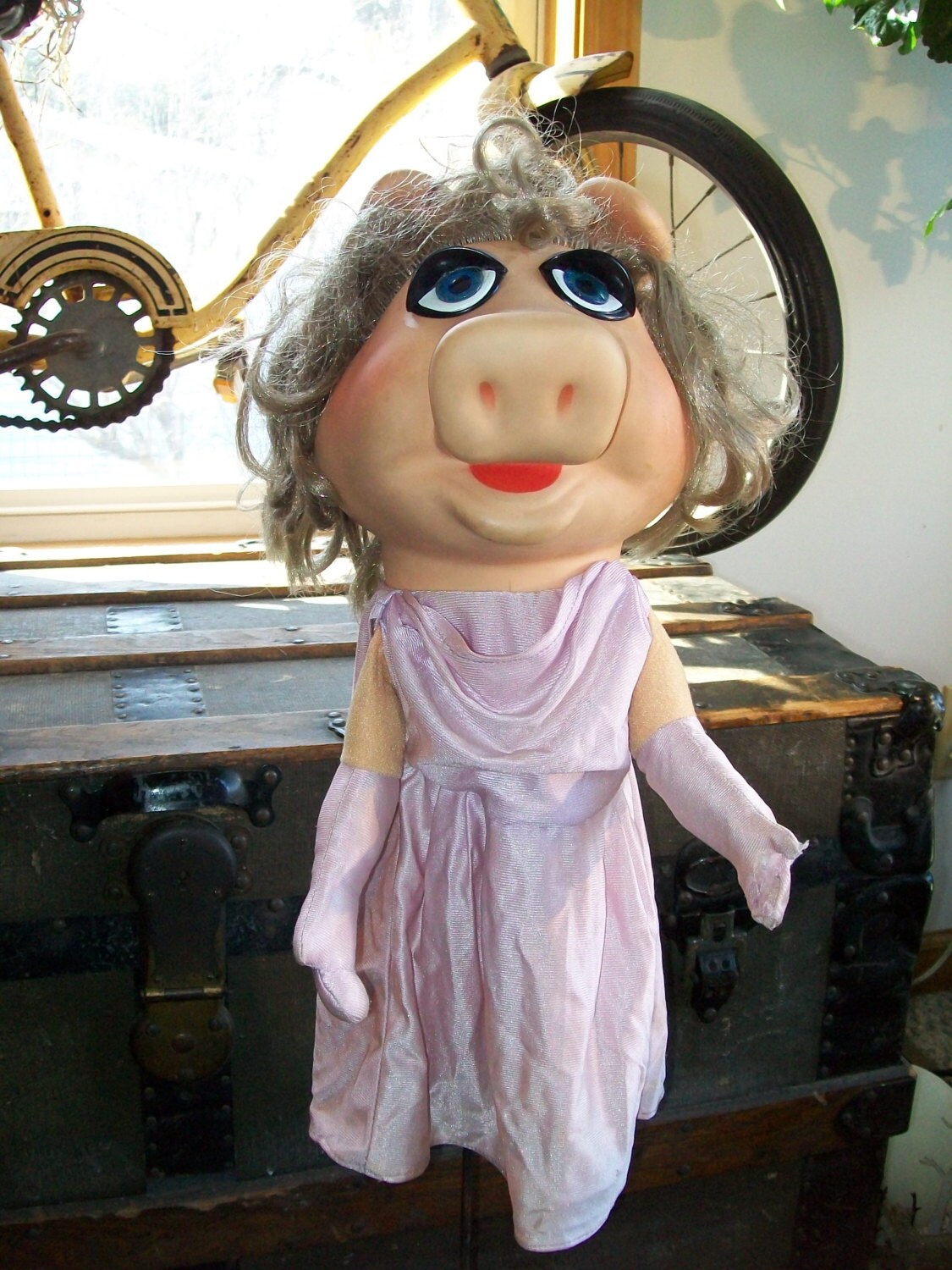 Vintage Miss Piggy Hand Puppet Jim Henson Muppet Doll The My XXX Hot Girl