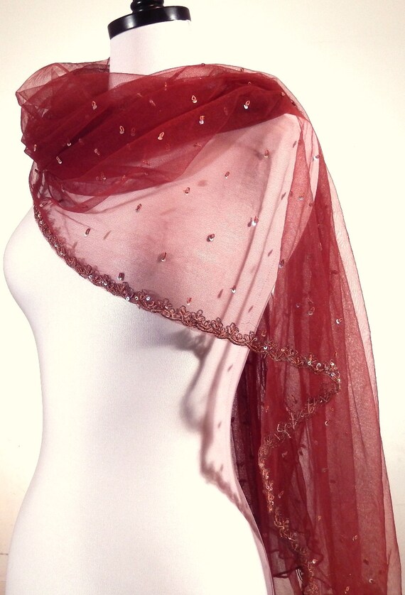 embroidered shawl wrap