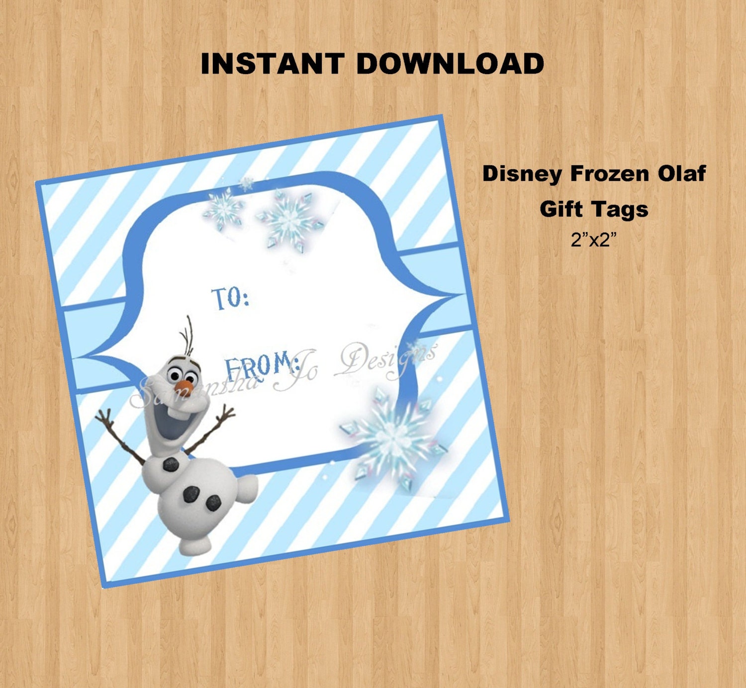 Olaf Printable Gift Tags | unavailable listing on etsy Olaf Printable Gift Tags | unavailable listing on etsy