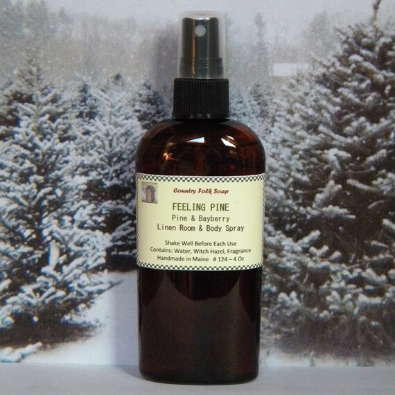 FEELING PINE Pine & Bayberry Room Fragrance by CountryFolkSoap