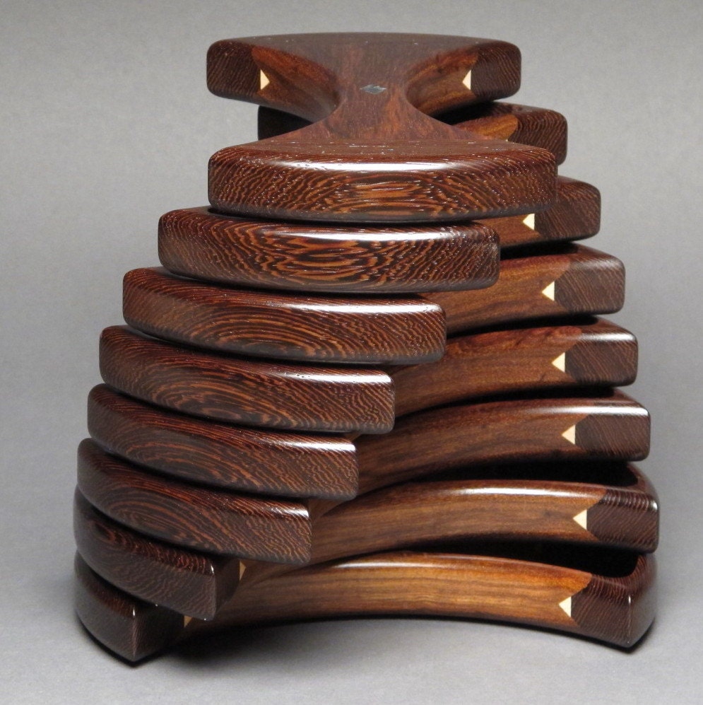 Jewelry Box with Secret Compartments Wenge and by watswood on Etsy