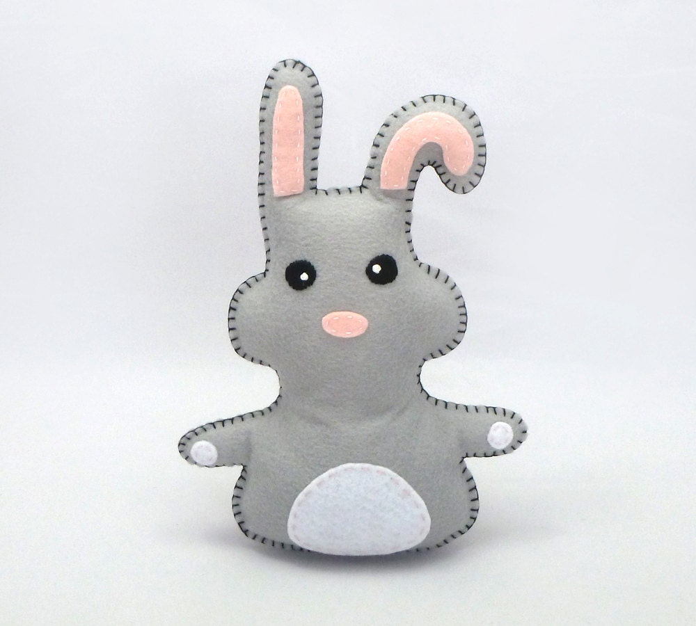 hand sewn bunny pattern