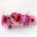 Family of elephants (for Janet) - needlefelted sculptures