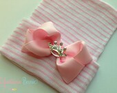 READY TO SHIP Baby girl hat newborn girl hat by InfanteenieBeenie