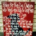 Rules for Non-Dog Owners 16 by 20 Canvas Silhouette Painting