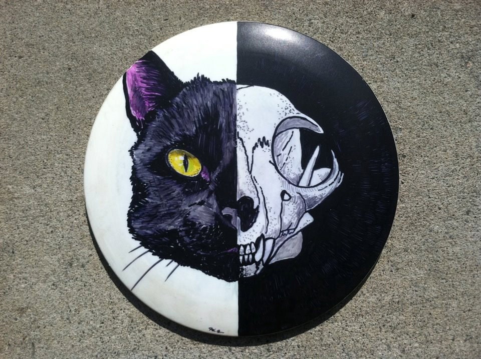 Custom art on any disc golf disc by JediPigeon on Etsy