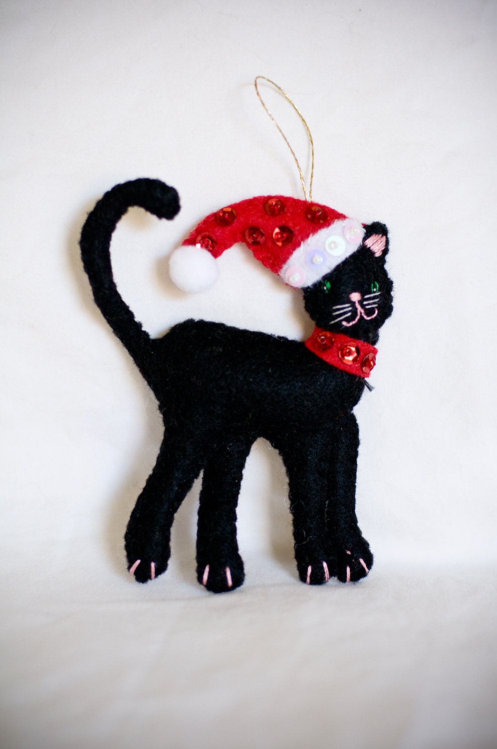 black cat ornaments for christmas tree