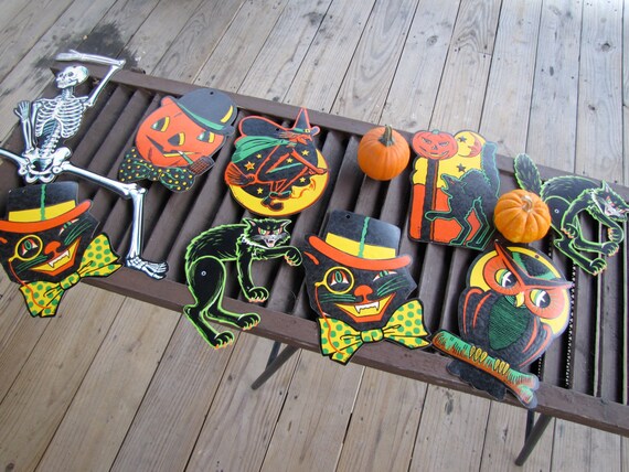 Spooky 1940s Vintage Beistle Company Die by B7BEvintageMenagerie