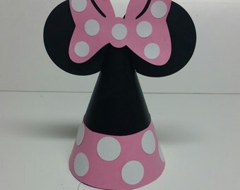 Items similar to 20 Minnie Mouse Party Birthday Hats or Mickey Mouse to