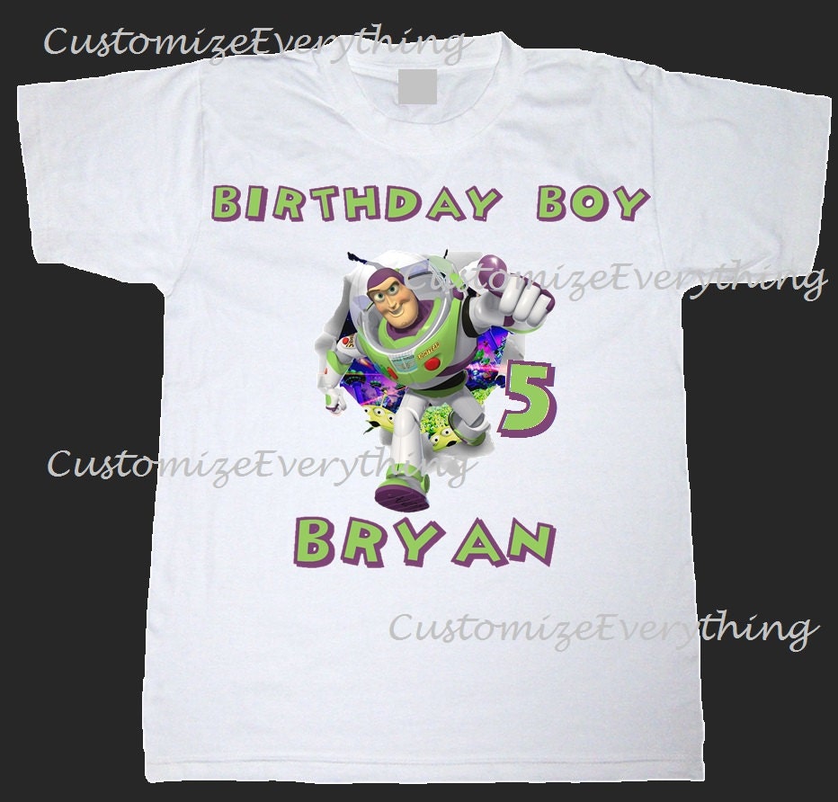 buzz birthday shirt