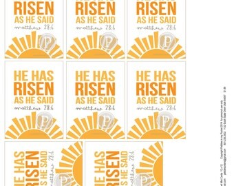 Popular items for He has Risen on Etsy