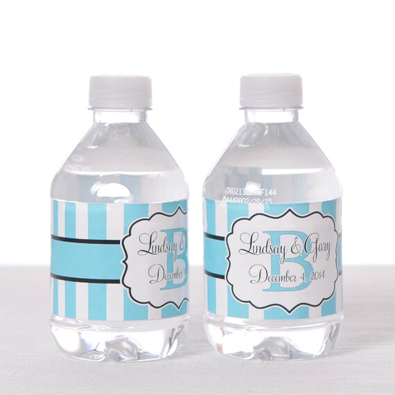 100 Wedding Water Bottle Labels - Waterproof Self Stick Labels Il_570xn