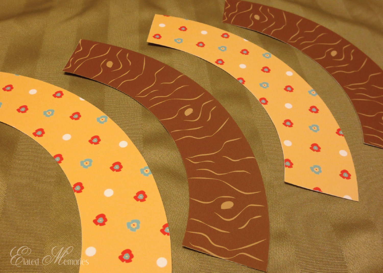 Little Fox Printable Cupcake Wrappers - Woodland Baby Shower - DIY Printable Party - Autumn Blue Il_570xn