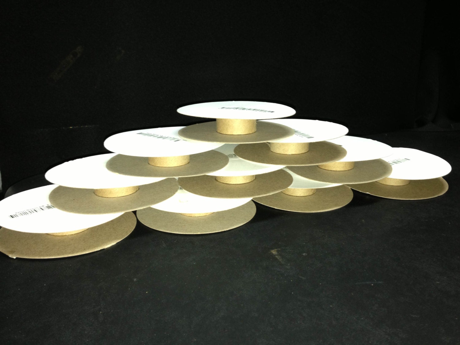 10 Cardboard Ribbon Spools 5/8 Ribbons by HotHeadzHeadbandz