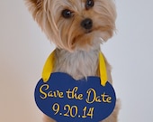 My Humans are getting Married Save the Date Sign Heart Signs Photography Props Enagement Pictures Wedding Small Dog Ring Bearer Flower Girl - RusticNaturalBeauty