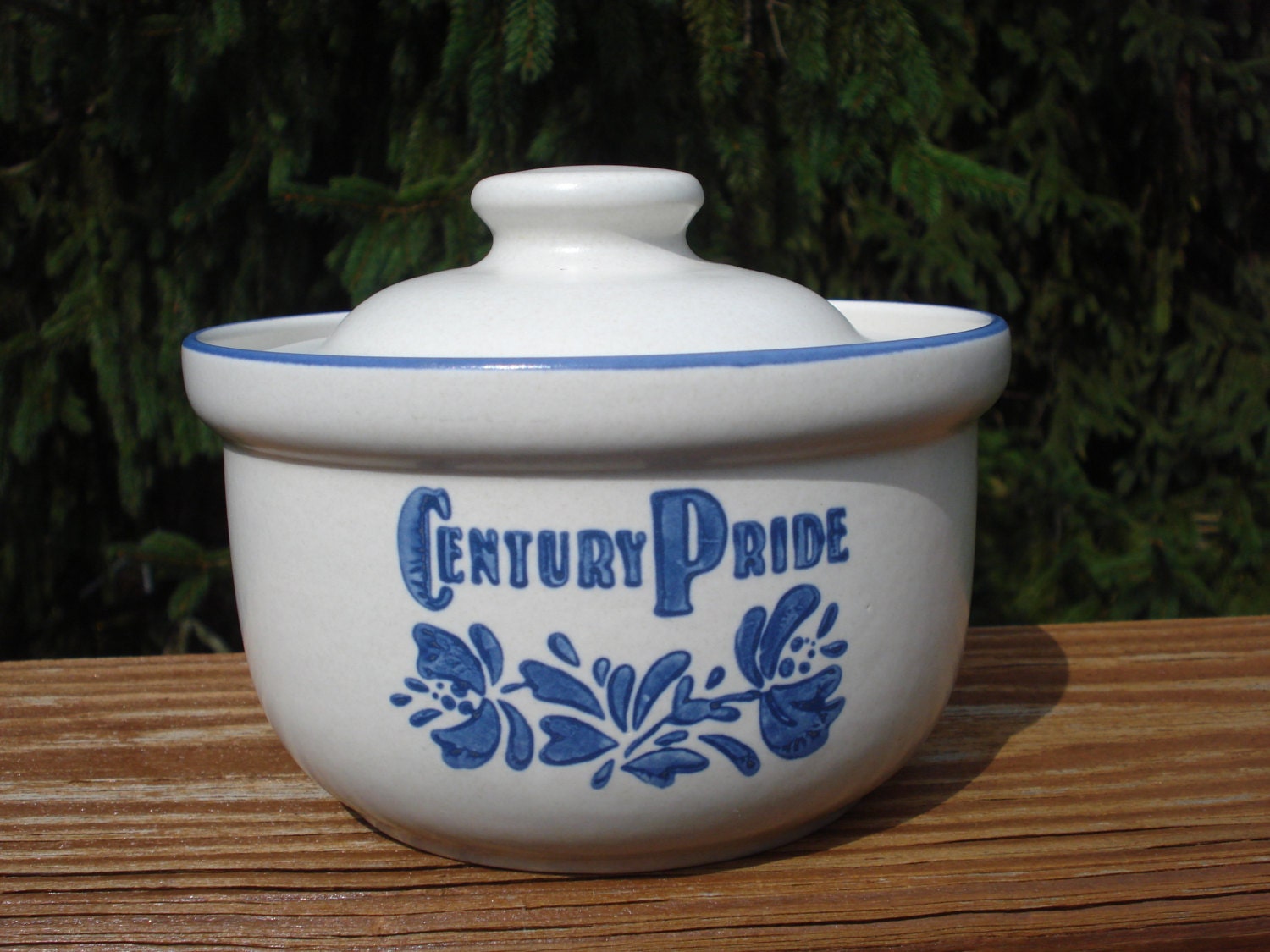 Pfaltzgraff Butter Crock Yorktowne Pattern By Hannogram On Etsy