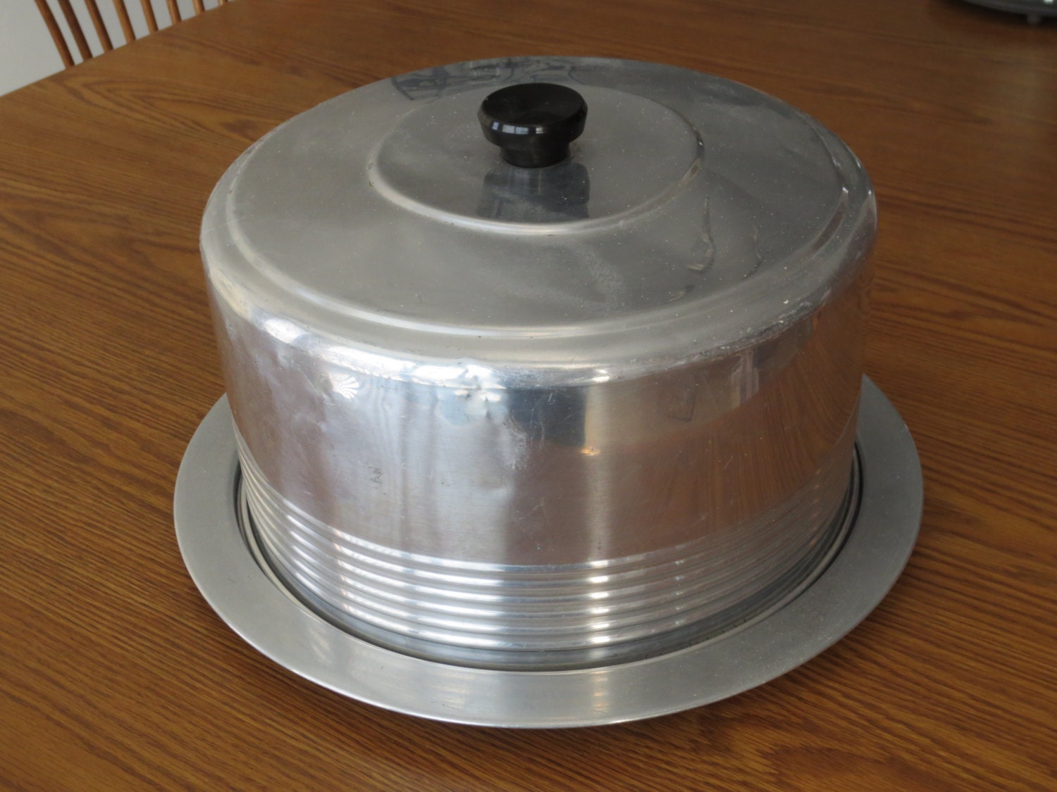 Vintage 1950 S Regal Aluminum Cake Saver Cake Carrier
