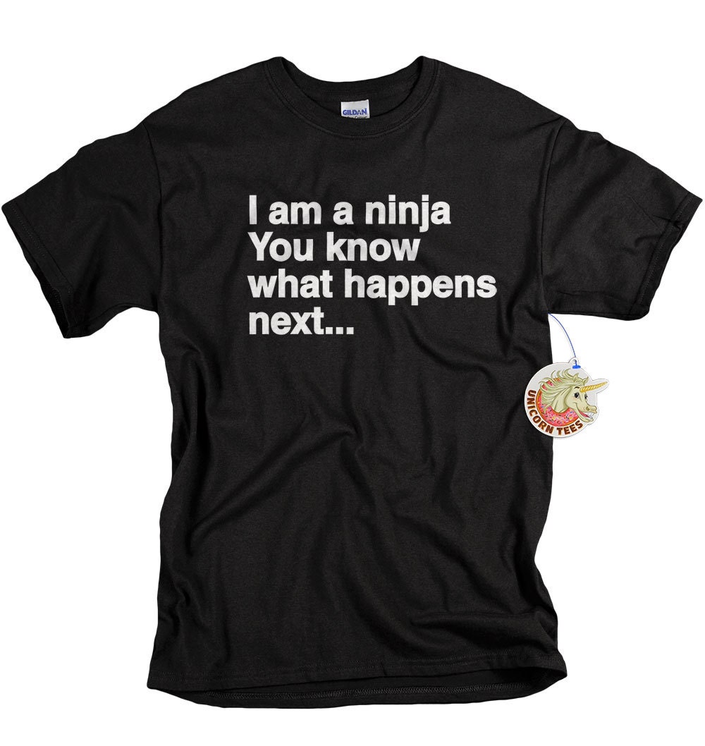 funny ninja tshirt