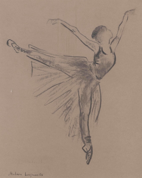 Sketch of a Ballerina. Ballet Dancer. Ballerina by madareli