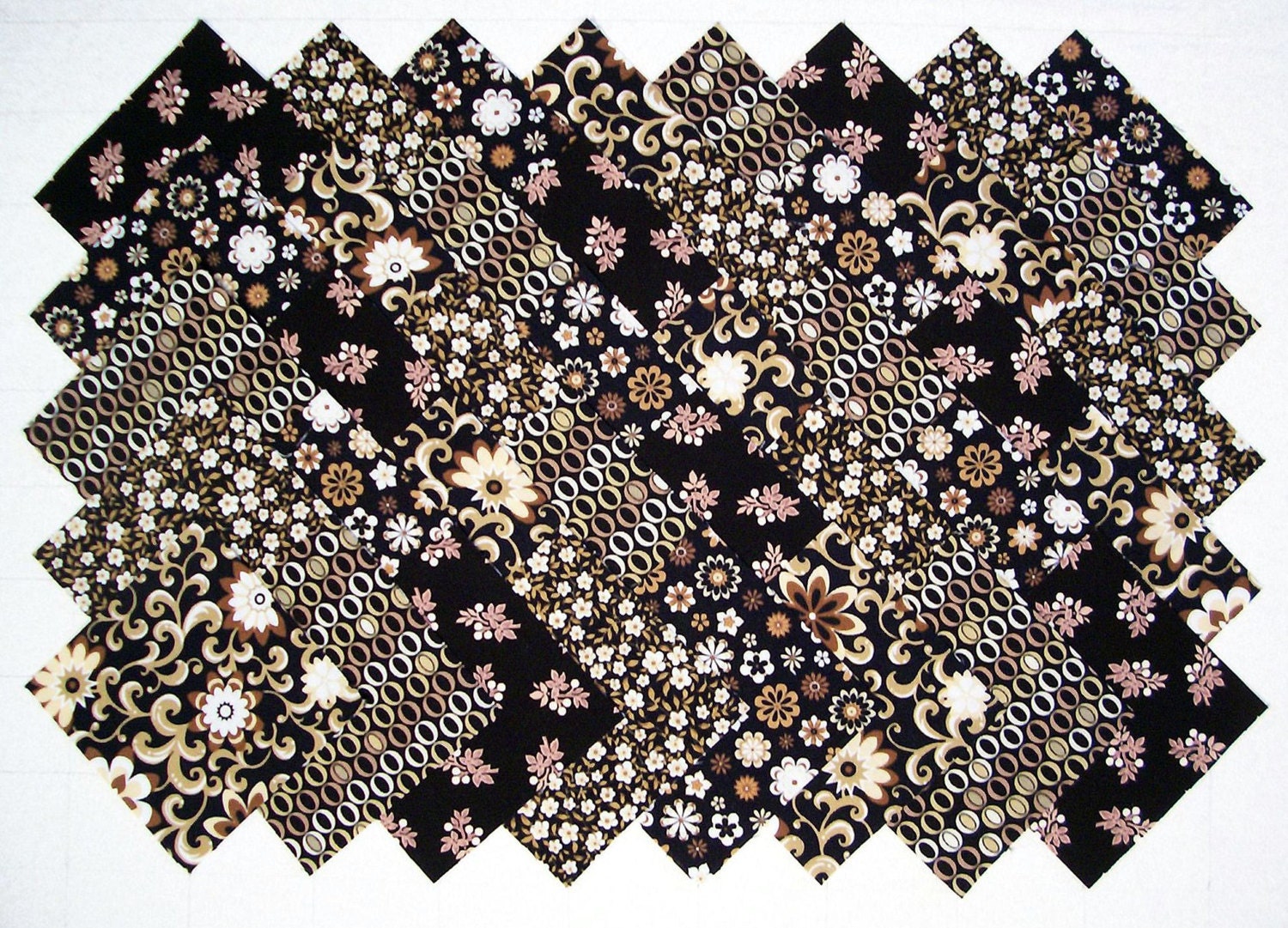 Brown And Black Quilt Pattern