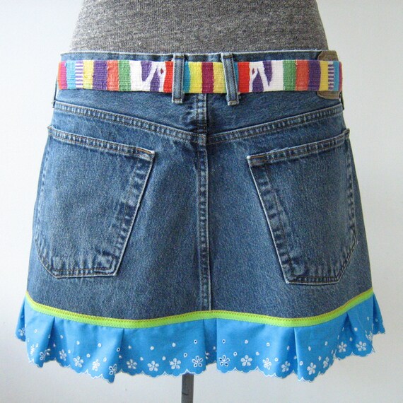 Repurposed Denim Jeans Apron