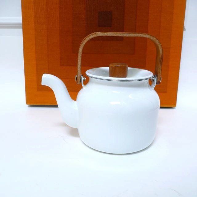 Simel Spain 3 Tin Canisters White with Orange by FoundVintageStyle