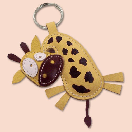 giraffe plush keychain