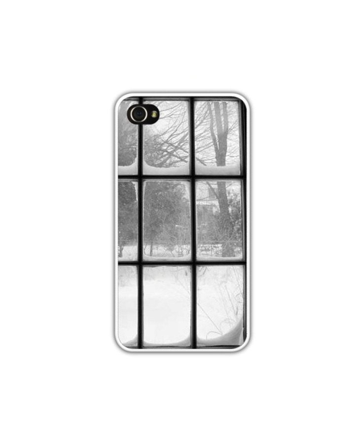 iPhone 4/4s, 5, Snowy Winter iPhone Cases, First Snow/Snowing/Winter/Frosty Windowpane/Maine Snow Storm/Frosty Pine Cone, FREE SHIPPING USA