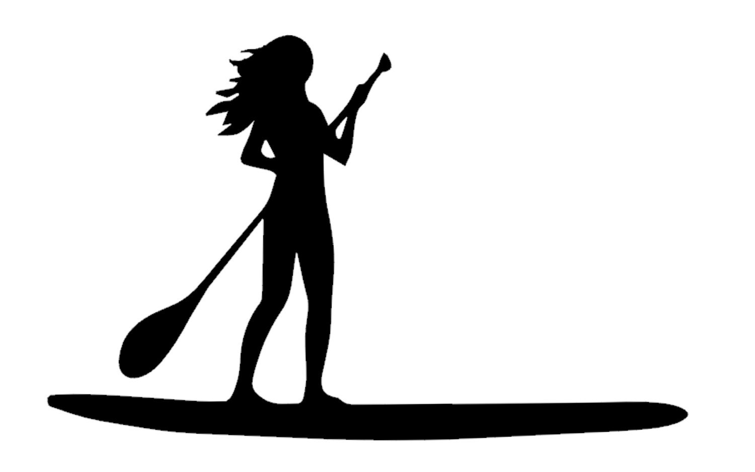 Paddle Board Woman Vinyl Decal By DessicaDupin On Etsy