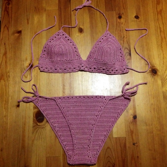 Items Similar To MADE TO ORDER Crochet Cotton Bikini On Etsy