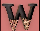 Wine Cork Initial Wall Art Personalized - HumbleDreamingTree