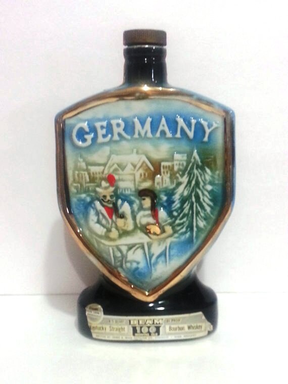 Jim Beam Germany Regal China 1970's Decanter by DeAnnasAttic