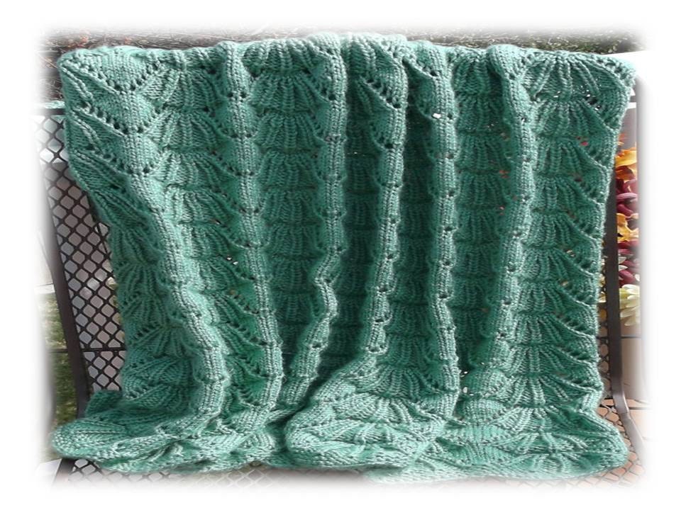 bear claw throw knitting pattern
