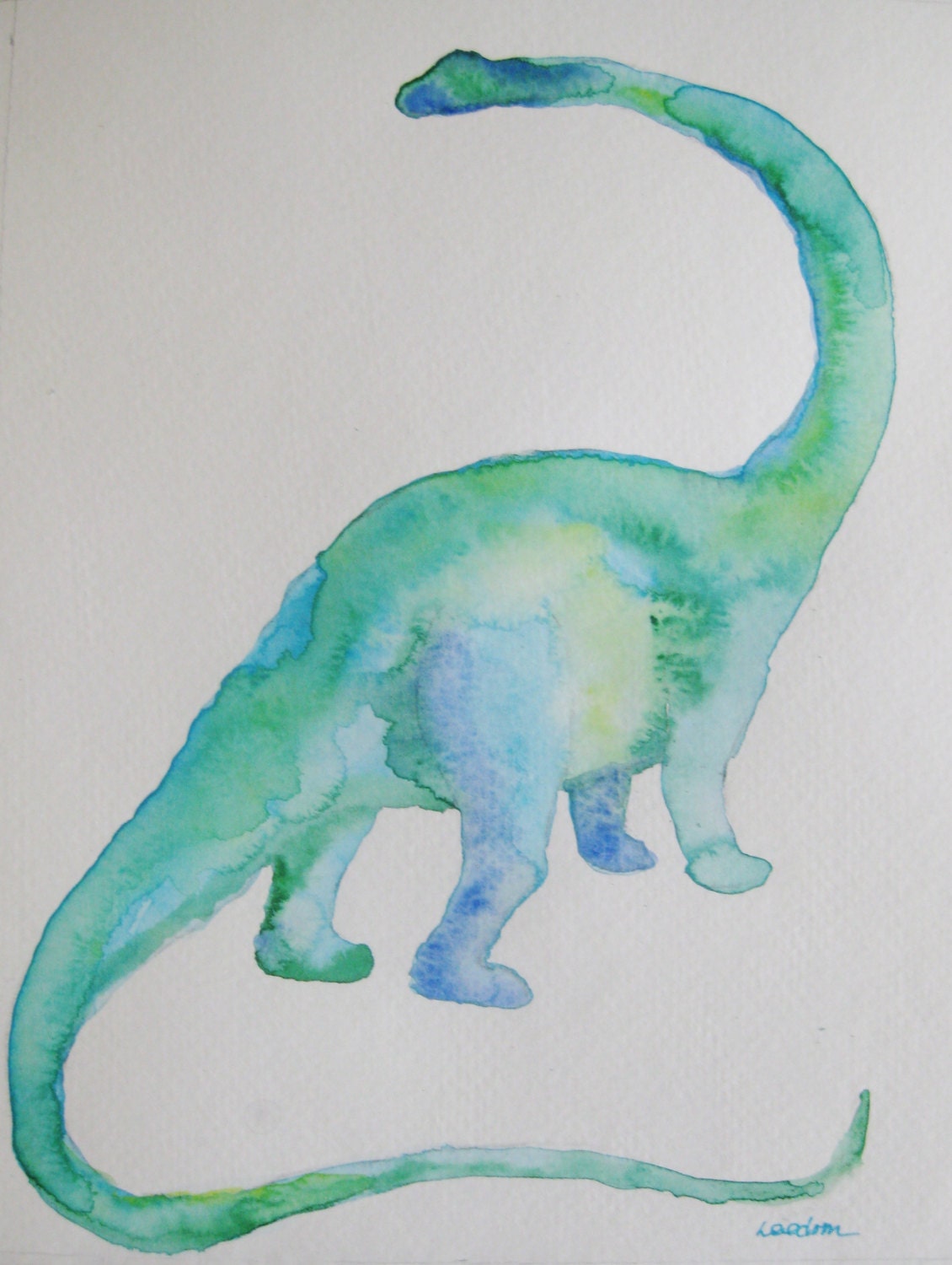 dinosaur colour painting