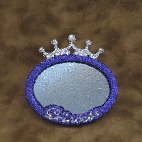 Princess Decor Princess Mirror Purple Mirror by AVCustomDesigns