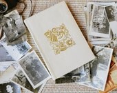 Vintage Ivory and Gold Photo Album / Soviet Mid Century White Hardback Folk Photo Book / Wedding / Scrapbooking / New Old Stock - MonstersOverTheSea