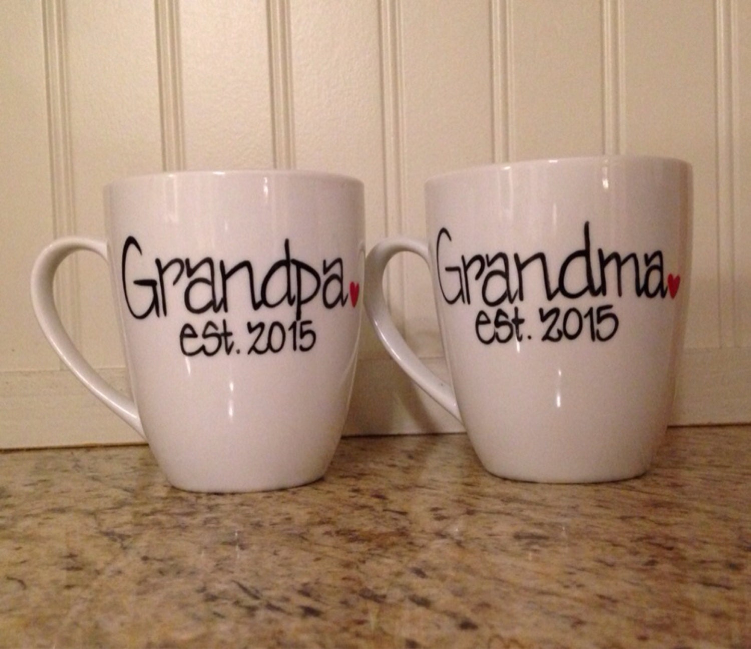 Grandma And Grandpa Coffee Mugs Personalized With By Tulatinkers