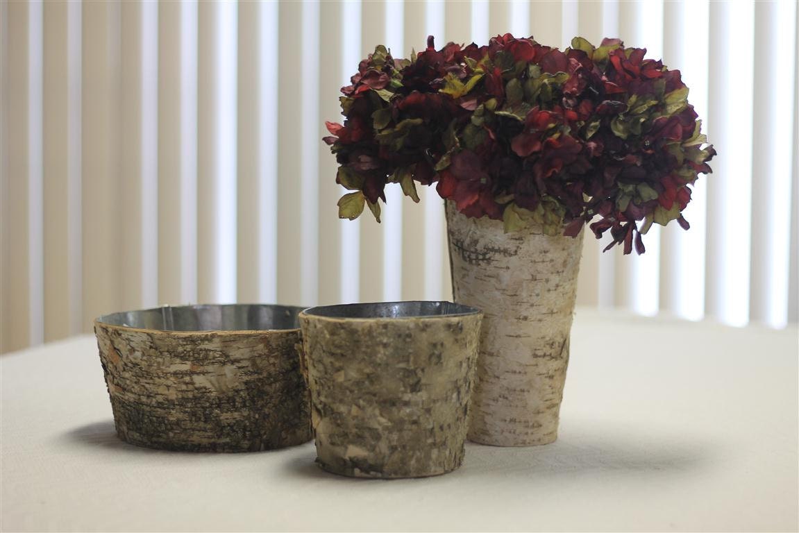 Birch Bark Vases Birchwood Wood Boxes Square By Farmhousecarpenter