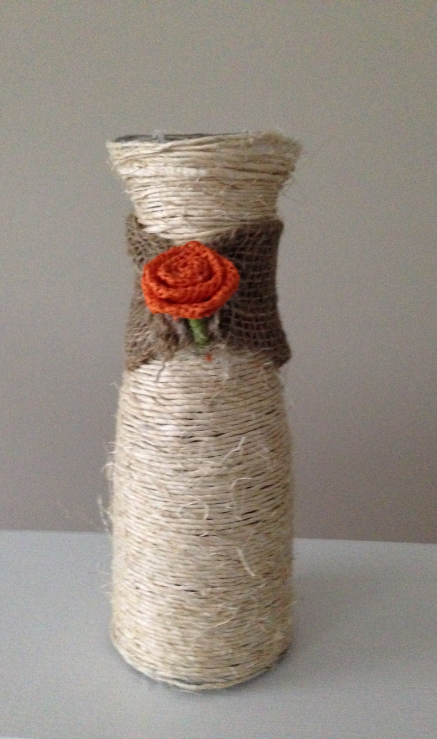 Twine Wrapped Vase By Simplestatements On Etsy