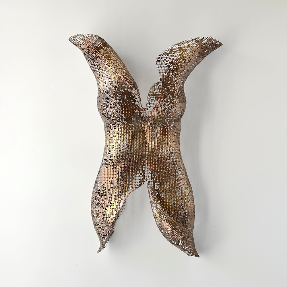 Metal Wall Art Sculpture Abstract Torso Sexy Nude By Nuntchi