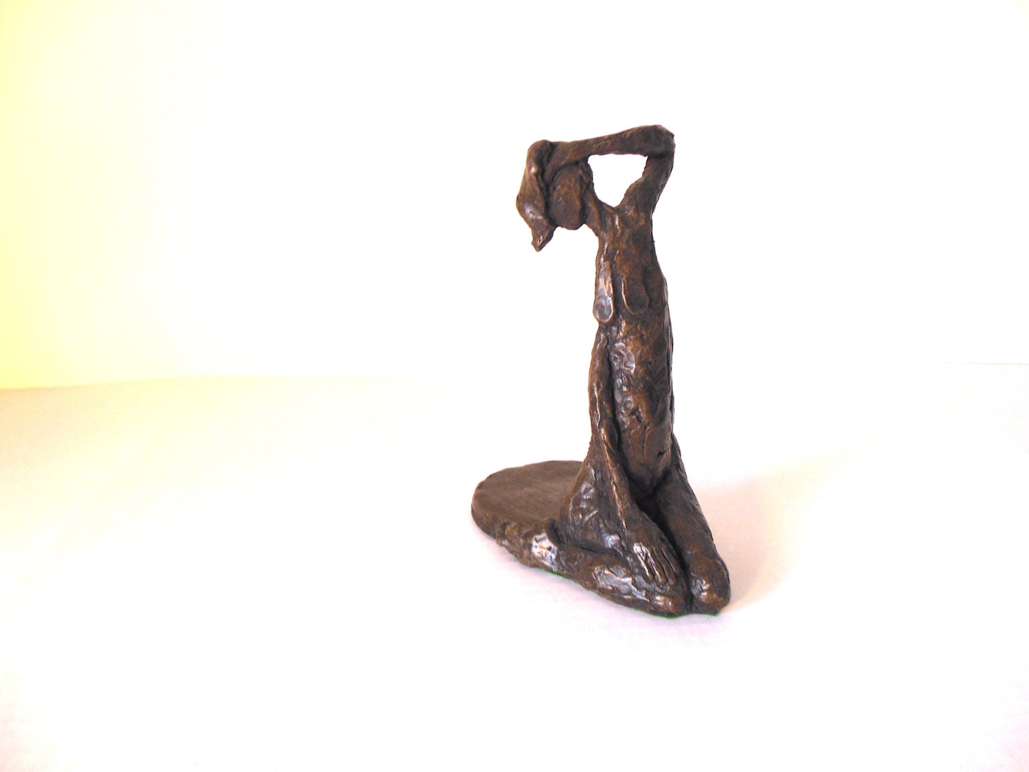 Female Nude Statue Mid Century Bronze