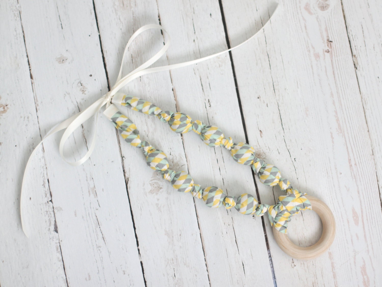 Teething Ring Necklace For By TheVintageHoneyShop On Etsy