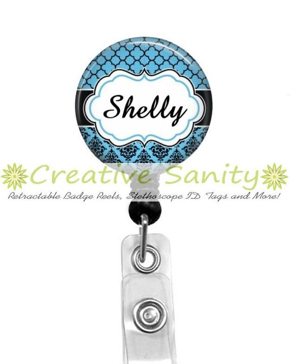 Personalized Retractable ID Badge Holder By CreativeSanity On Etsy