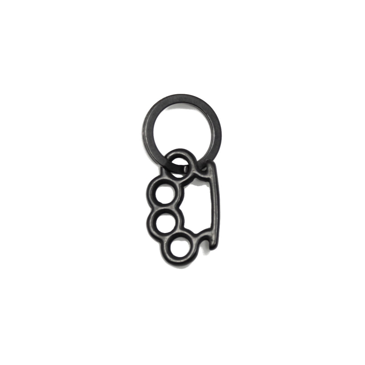 Solid Brass Knuckle Duster Keychain Brass by