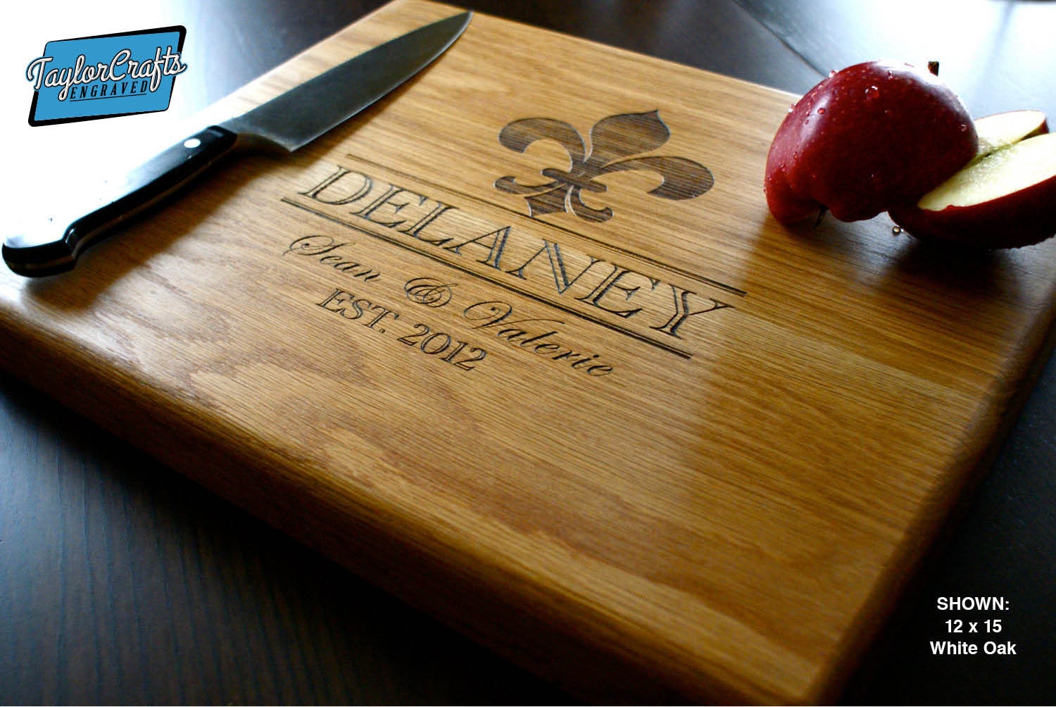 Personalized Chopping Block Custom Engraved Chopping Block