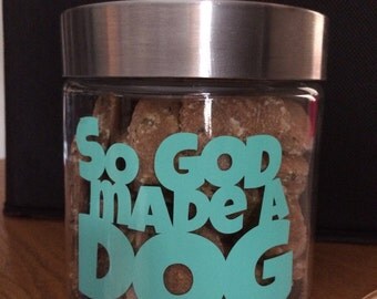 Items similar to Vintage Owl Cookie jar, Dog treat jar, Vintage kitchen