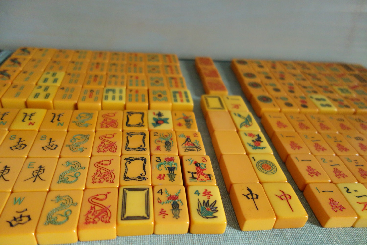 Reserved S Vintage All Bakelite Mahjong Game Set Tiles