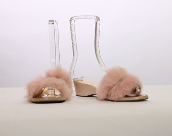 rose gold house slippers