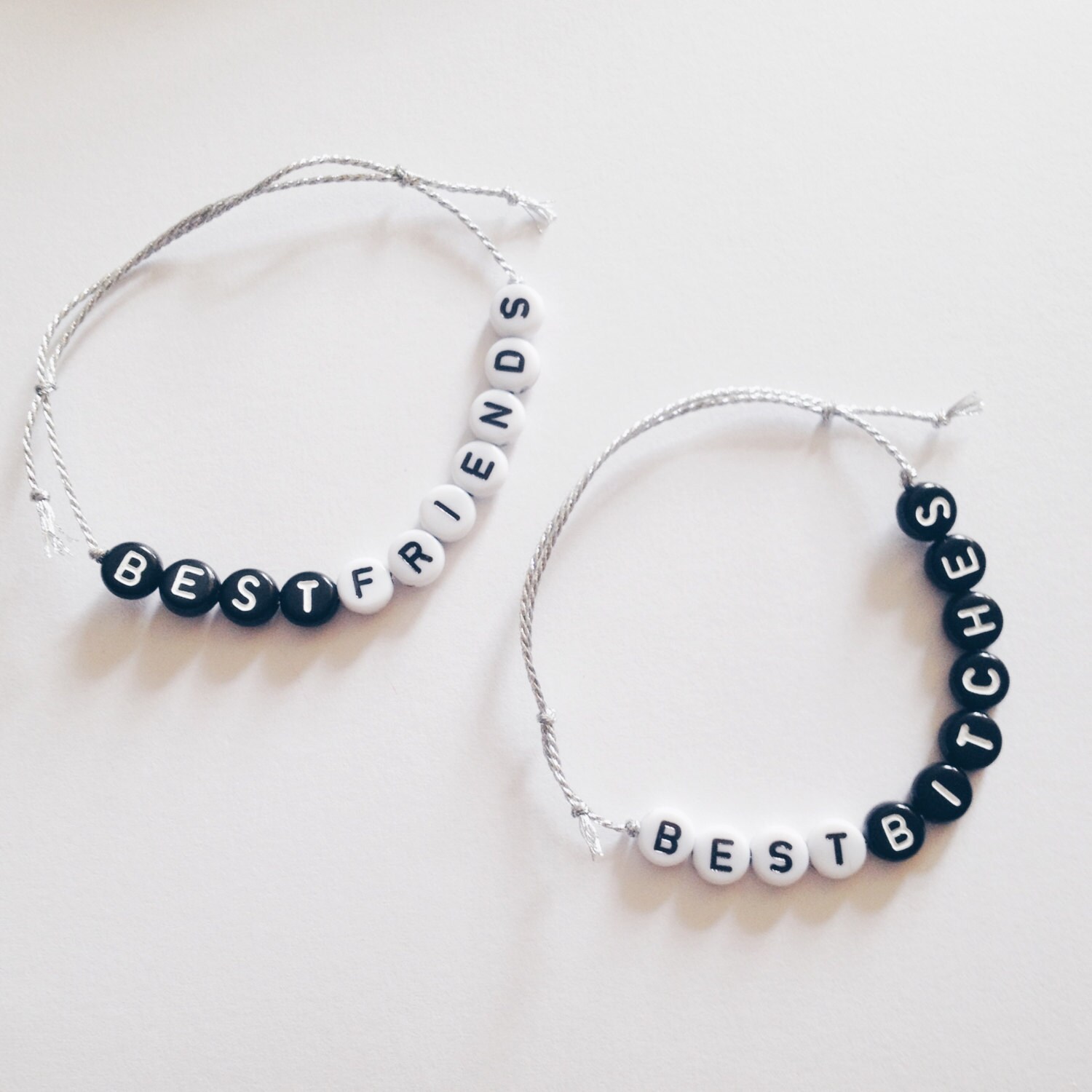 Best Friends Bff Personalized Name Bracelets Cute Girly By Kukeeuk