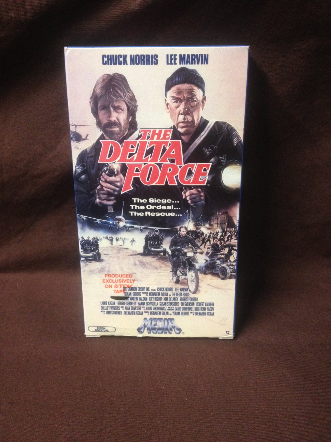 The Delta Force Vhs Chuck Norris Lee By Hectorsvintagevault